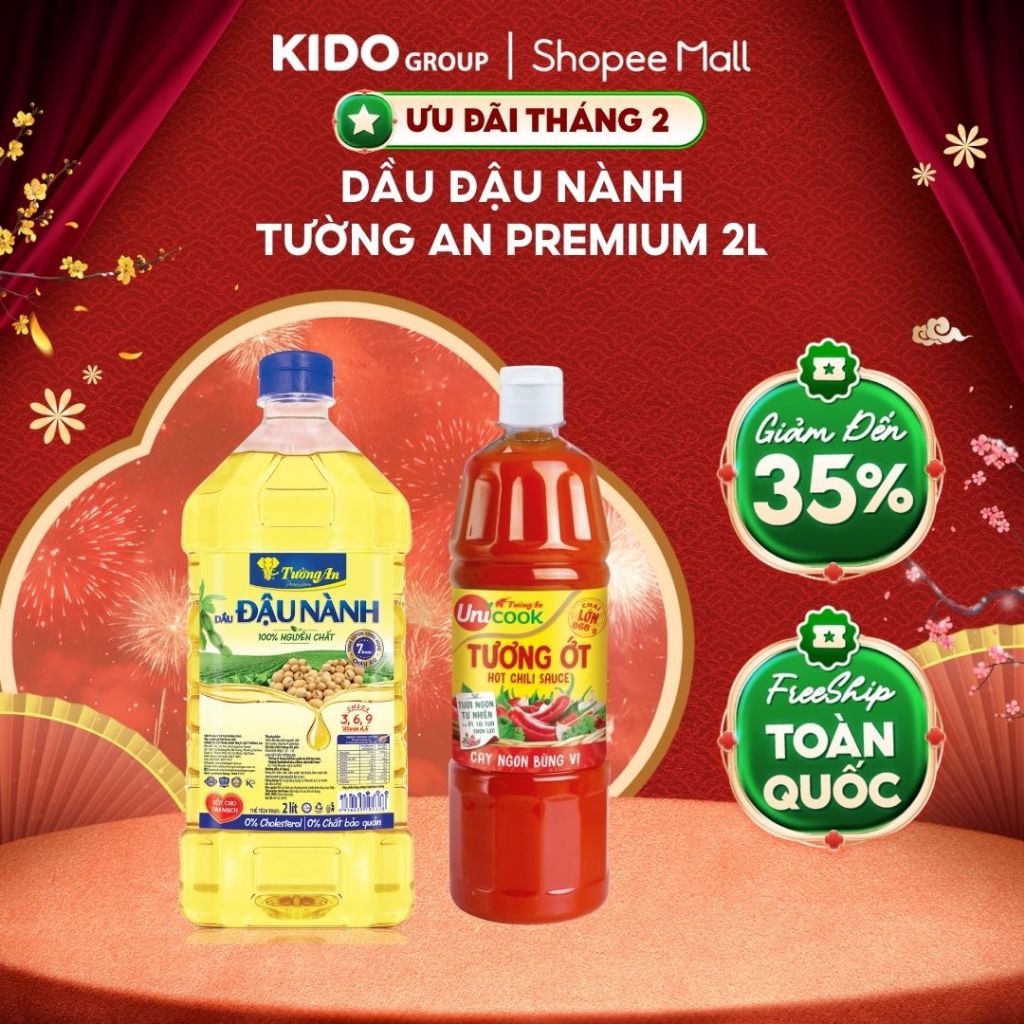 Dầu Đậu Nành Tường An Premium 2L