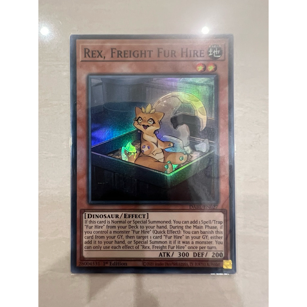 Thẻ bài Rex freight fur hire