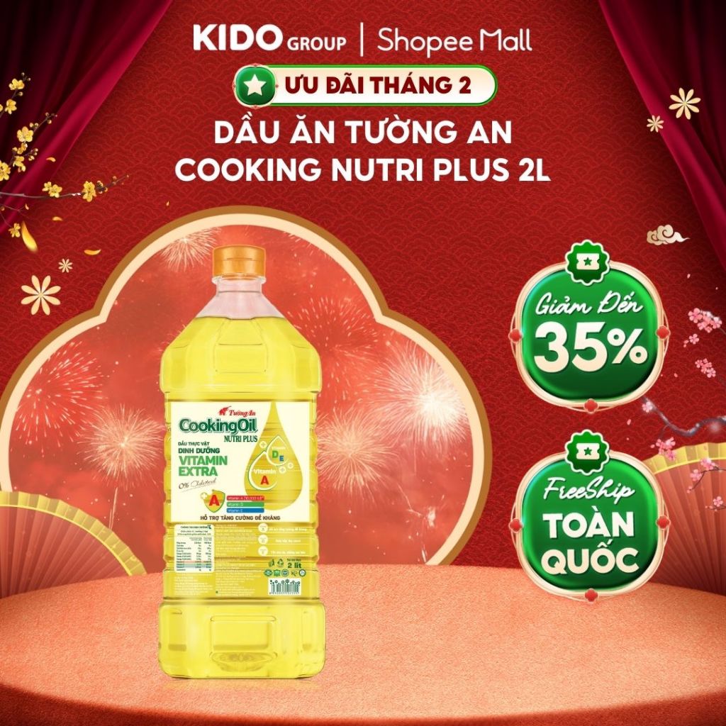 Dầu Ăn Tường An Cooking Nutri Plus 2L