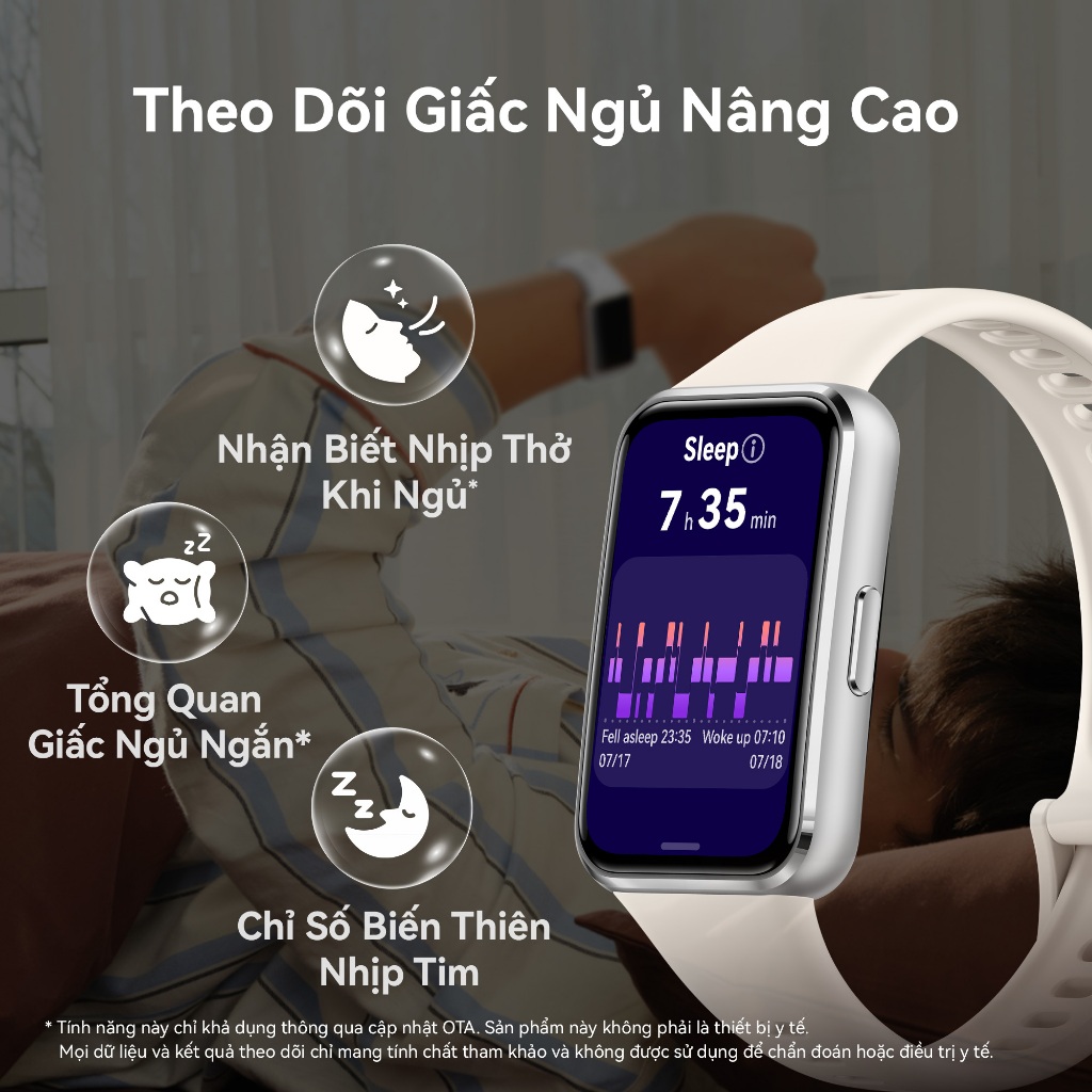 Vòng Đeo Tay Thông Minh HUAWEI Band 11 | Mỏng Nhẹ, Màn Hình Lớn | Quản Lý Sức Khỏe Nâng Cao | 100+ Chế Độ Luyện Tập | BigBuy360 - bigbuy360.vn