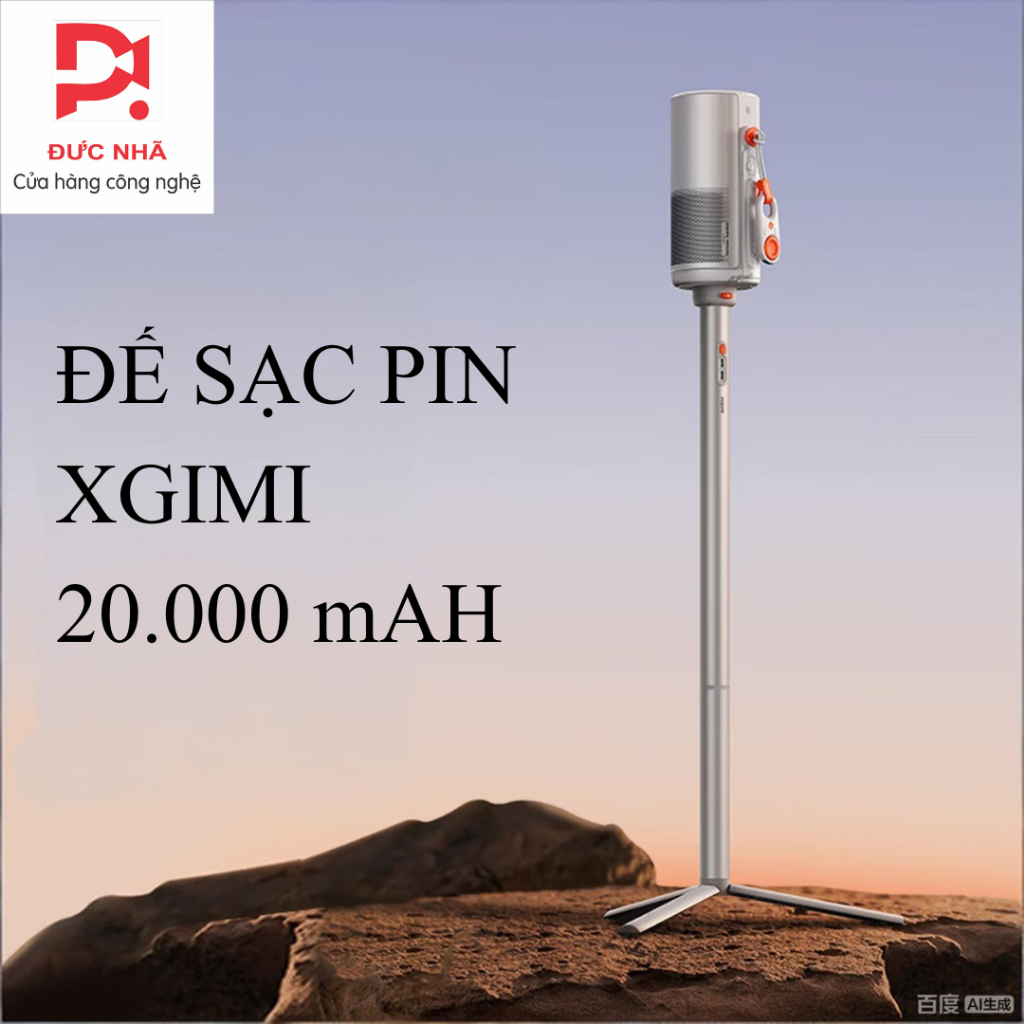 Đế sạc pin cho máy chiếu Xgimi Play5, play6, Xgimi Mogo 3 Pro, Mogo 4