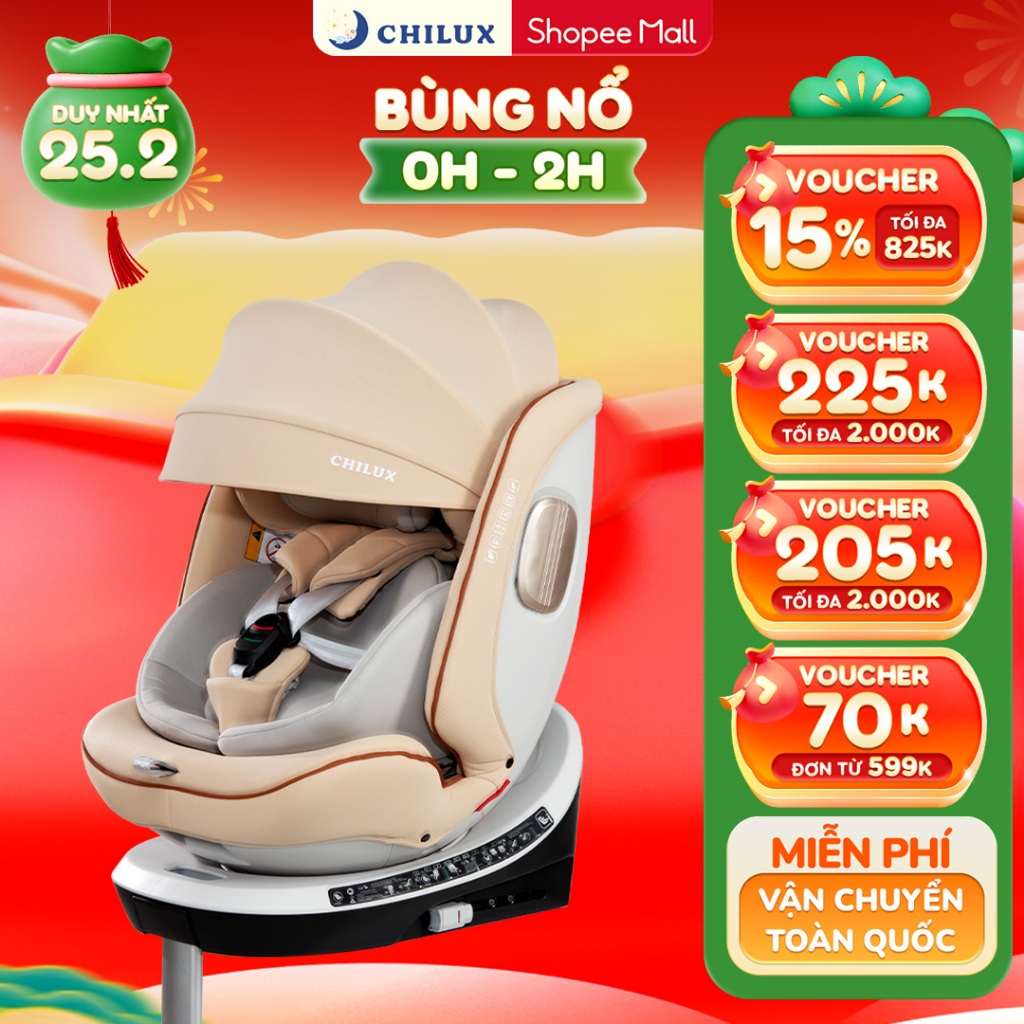 Gợi ý các mẫu ghế ô tô Chilux an toàn và tiện lợi cho bé