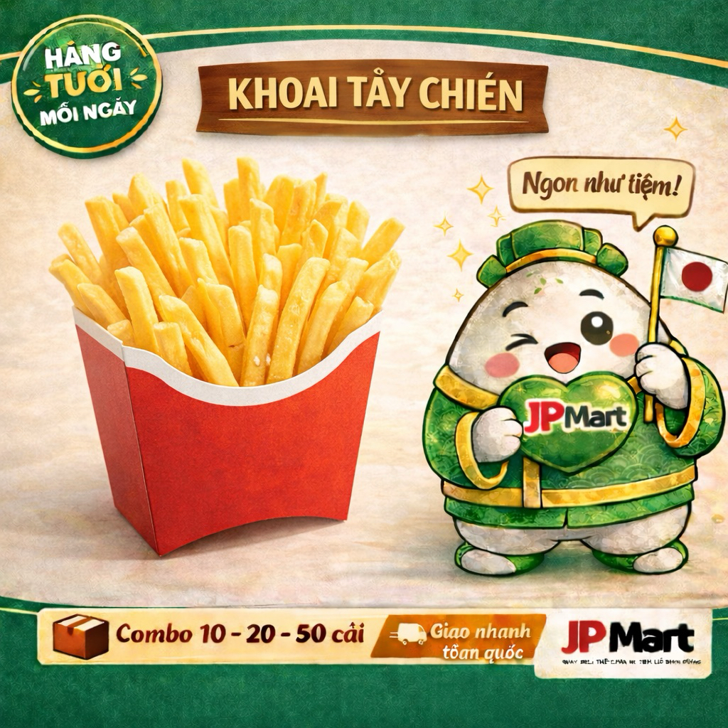 Combo 2 gói khoai tây chiên JPFood - JPMart
