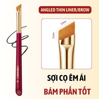 Cọ Kẻ Mắt/Cọ Viền Mắt Phẩy Sợi, Tém Mày Chuẩn Xác CHICHODO Angled Thin Liner/Brow Brush C130