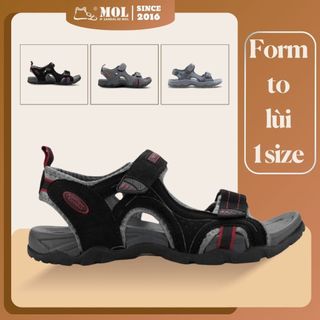 Sandal nam vento quai ngang nv3610b màu đen có big size 44 45 | vento nv3610 sd3610