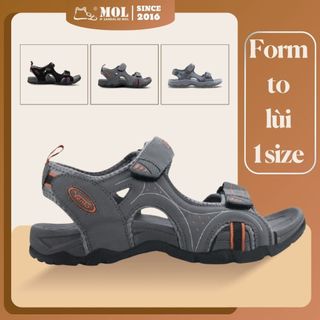 Sandal nam vento chính hãng nv3610g màu xám | vento nv3610 sd3610