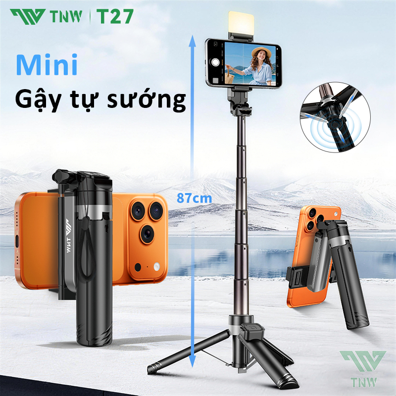 TNW T27 Gậy chụp hình ảnh selfie Tripod điện thoại