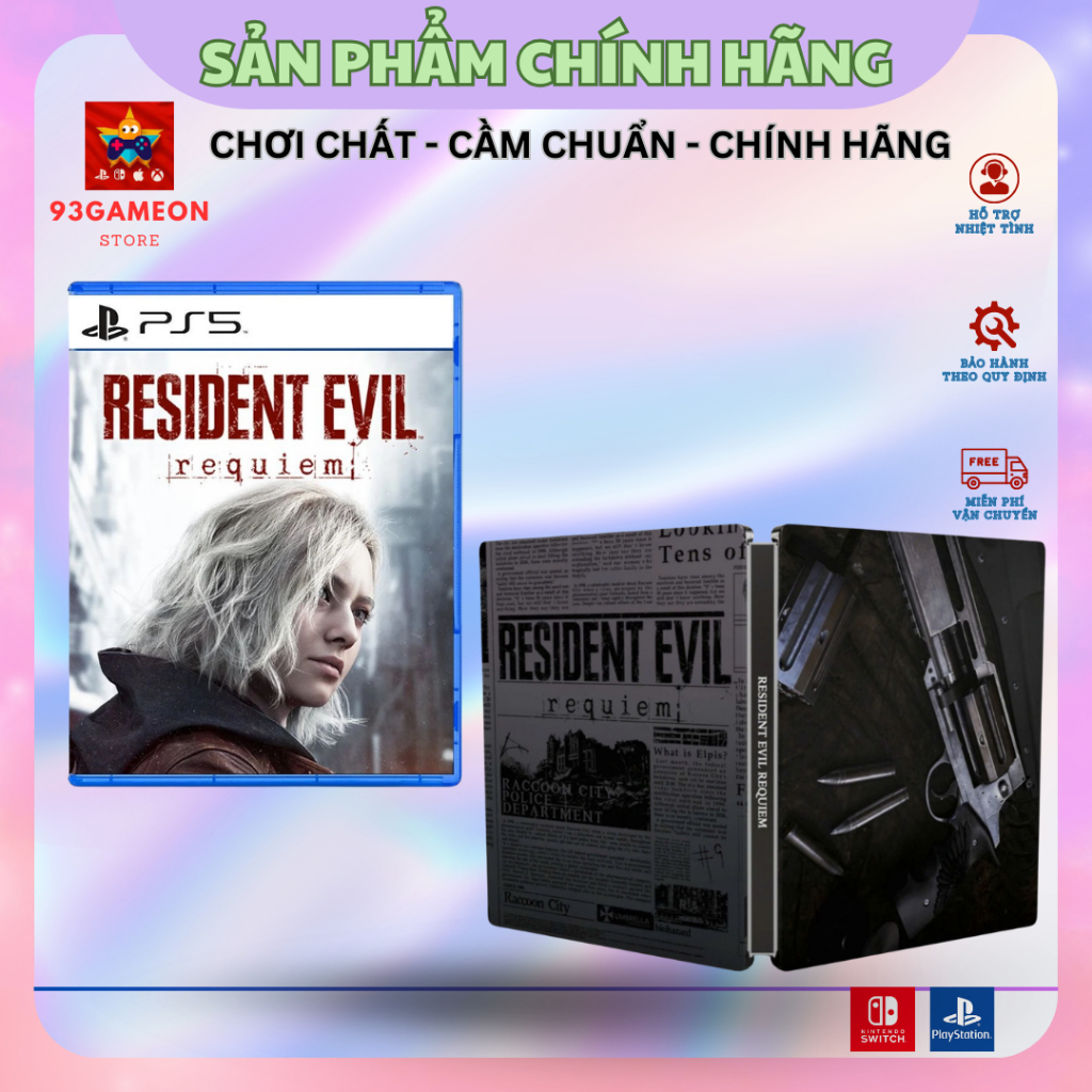 Đĩa Game PS5: Resident Evil 9 Resident Evil Requiem
