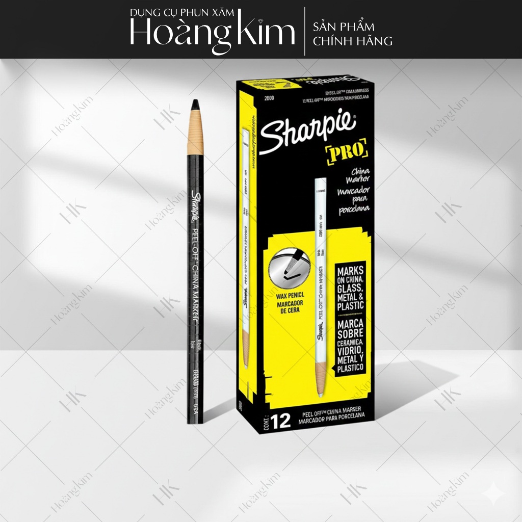 Chì Đá Loại 1,Chì Đá Sharpie Siêu Cứng, Chì Vẽ Lông Mày