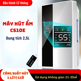 Máy hút ẩm gia đình, máy hút ẩm dung tích 2L, công suất hút ẩm lên đến 2l/ ngày phù hợp  không gian 50m2 nhà bạn