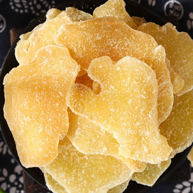 [Hàng mới] Combo 1000g Gừng thái lát/Gừng đường nâu/ Gừng đường trắng sấy dẻo giúp giải cảm, giảm ho