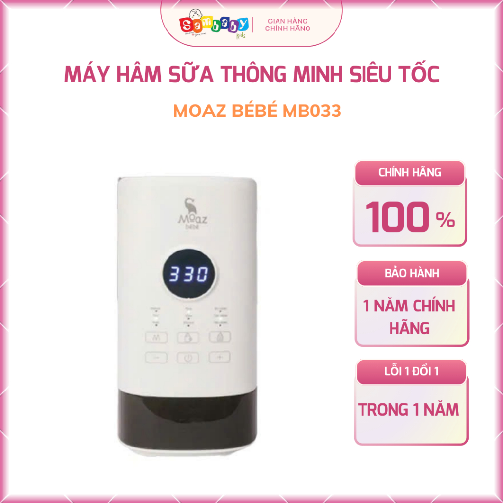 Máy Hâm Sữa Thông Minh Siêu Tốc Moaz Bebe MB033