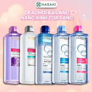 [DAILY] Nước Tẩy Trang L'oreal Dành Cho Da Dầu, Da Nhạy Cảm, Làm Sạch Trang Điểm 400ml Hasaki