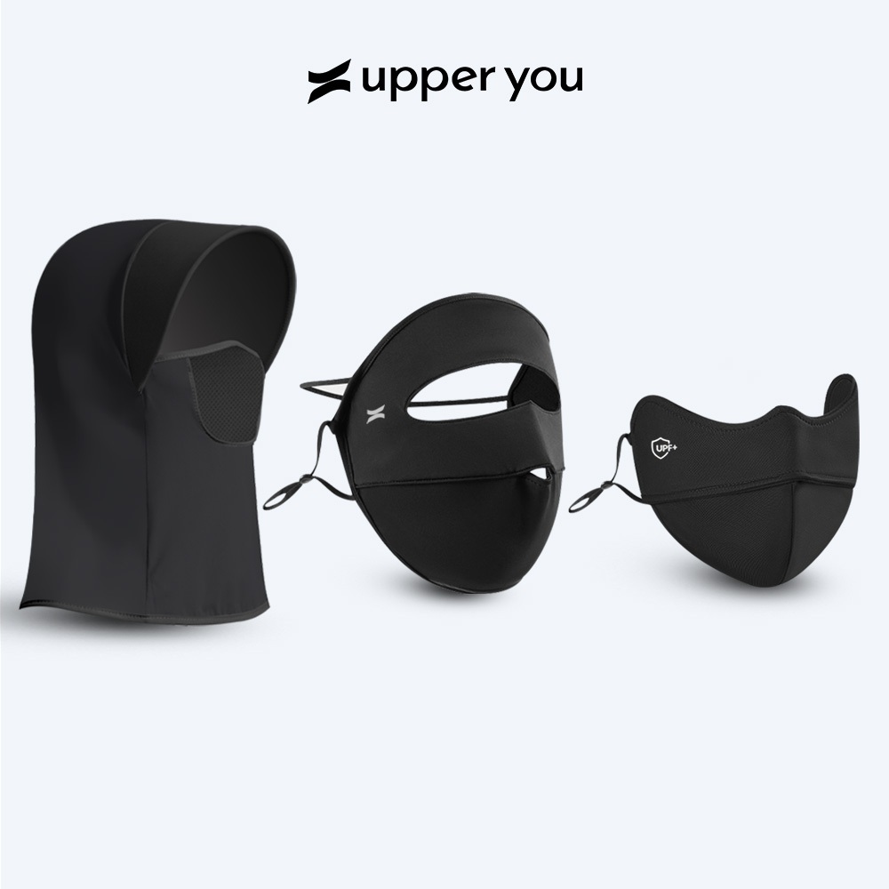 [2 LỚP] Khẩu Trang Chống Nắng Chống UV 2 Lớp Thun Lạnh UPF+ Upper You Mịn Mát Dày Dặn - FM02/FM03/FM04