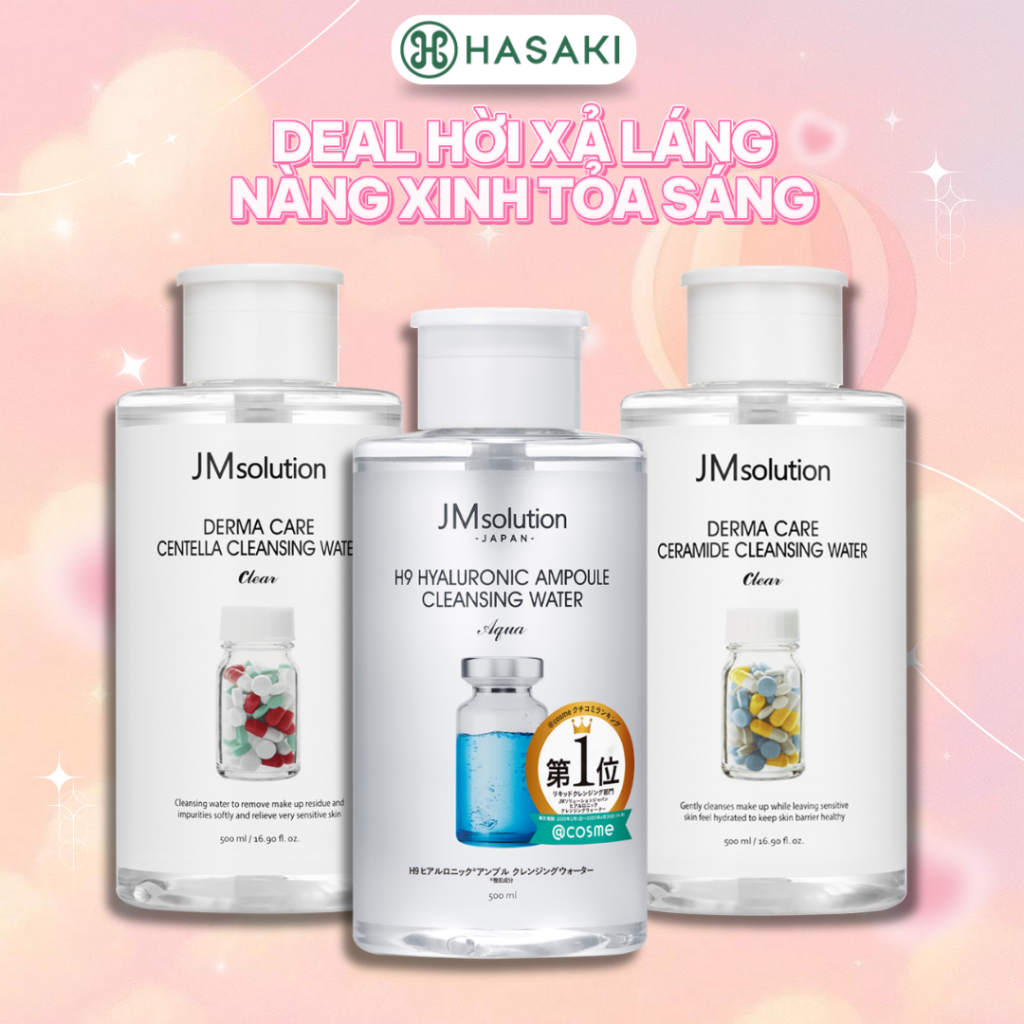 [DAILY] Nước Tẩy Trang JMsolution Cleansing Water 500ml Hasaki Sản Phẩm Chính Hãng
