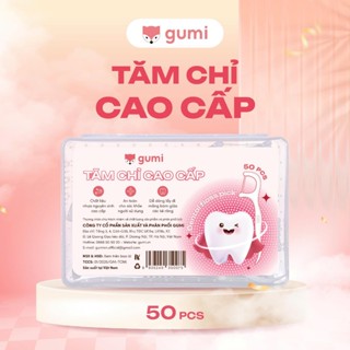Combo 12 Hộp 600 Chiếc tăm chỉ Cao Cấp Gumi xỉa răng, Vệ sinh làm sạch răng