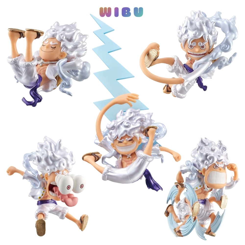 Mô Hình Luffy Gear 5 Chibi WCF 5 Trạng Thái Cao 10cm Figure One Piece Đảo Hải Tặc