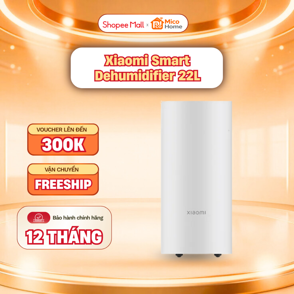 Máy hút ẩm Xiaomi Smart Dehumidifier 22L - Chính hãng bảo hành 12 tháng