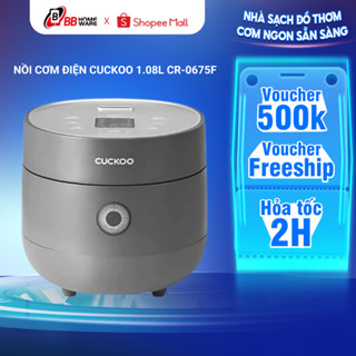 Nồi cơm điện Cuckoo 1.08L CR-0675F -  Nồi Cơm Hàn Quốc - Bản Xuất Khẩu, Bảo Hành Chính Hãng 2 Năm