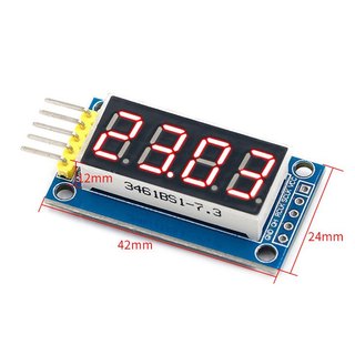 MODULE LED 7 Thanh 4 SỐ HC595