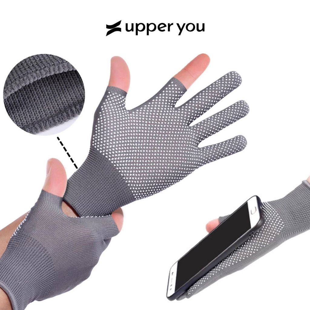 Bao Tay Đa Năng Mỏng Nhẹ Co Giãn Linh Hoạt Có Hạt Chống Trơn Trượt Đi Xe Máy UPPERYOU - GLM06/GLM07