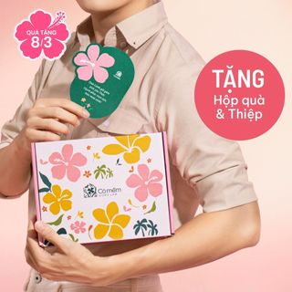 [Set Quà Tặng] Combo Sữa Rửa Mặt Và Son Dưỡng Môi Cỏ Mềm | Hộp quà tặng người yêu, mẹ, cô giáo