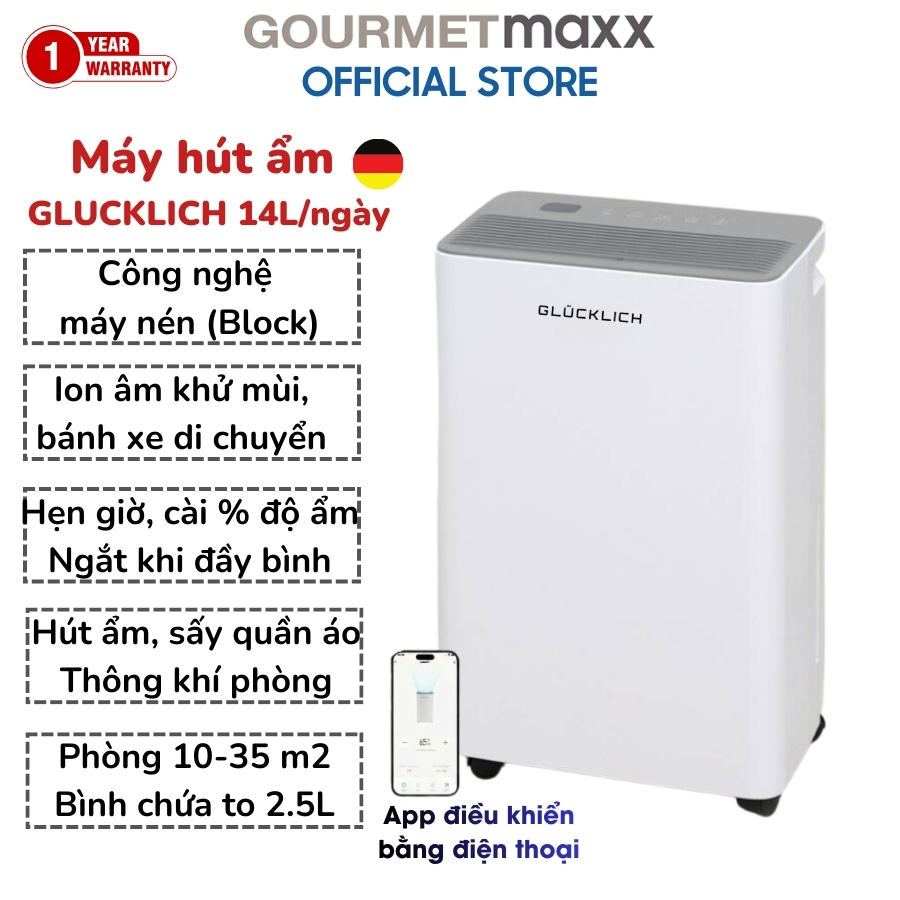 Máy hút ẩm GLUCKLICH