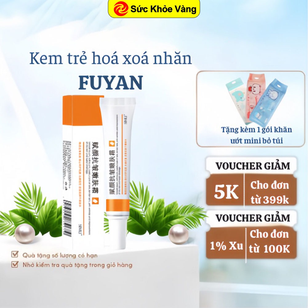 Kem Dưỡng Da Yiluying Fuyan Giúp Trẻ Hóa Làn Da Chống Nếp Nhăn Và Làm Sáng Da 30ml
