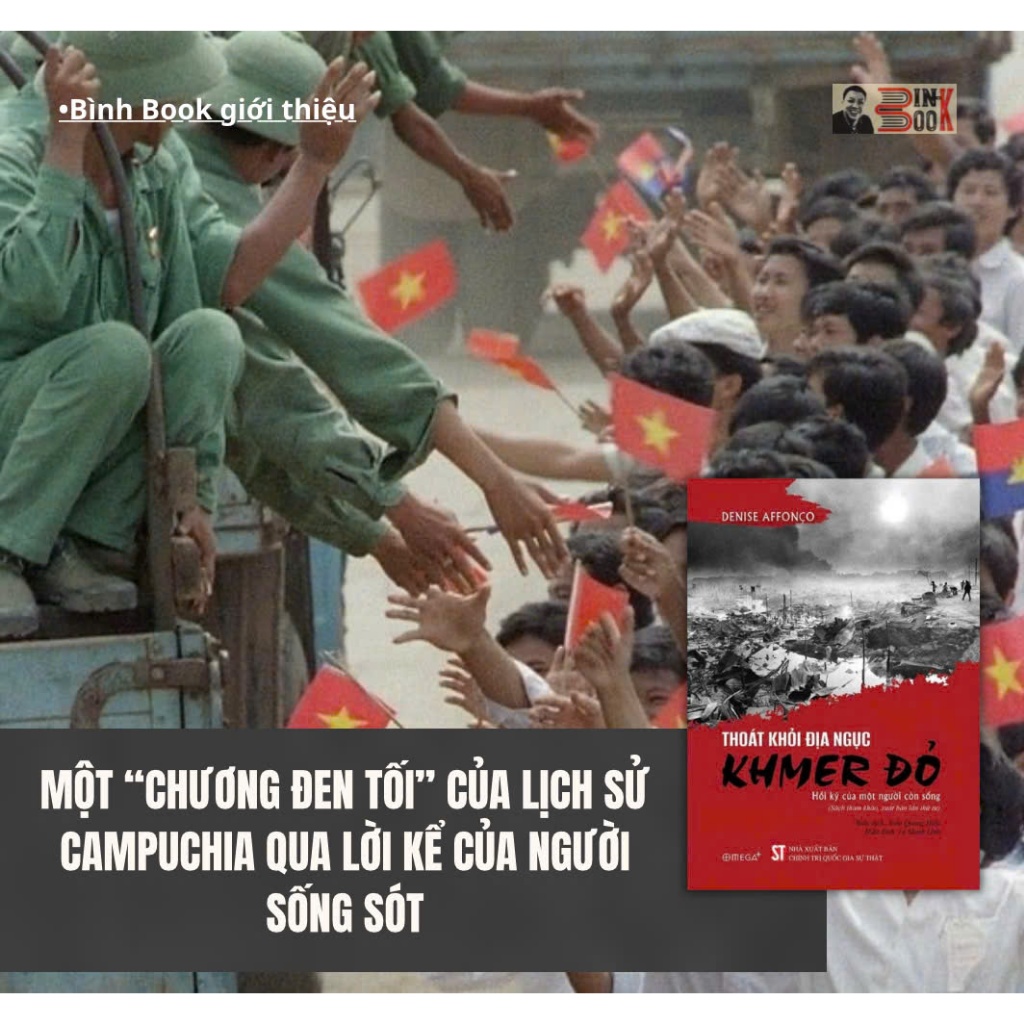 Sách – (Tái bản 2025) Thoát Khỏi Địa Ngục Khmer Đỏ - Hồi Ký Của Một Người Còn Sống - Denise Affonco 