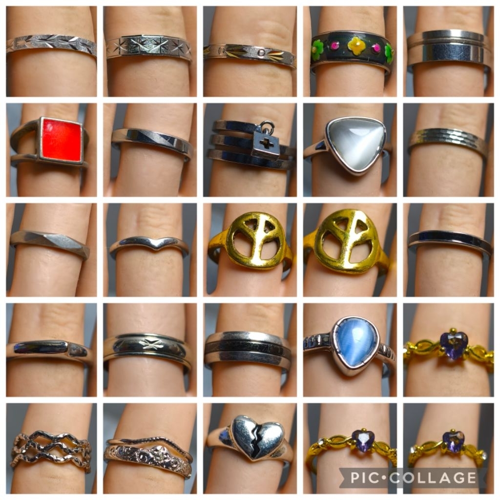 N07. Nhẫn si nhiều kiểu