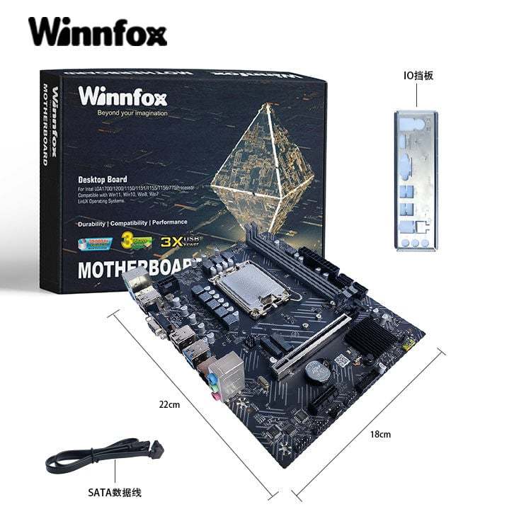 MainBoard WINNFOX H610 DDR4