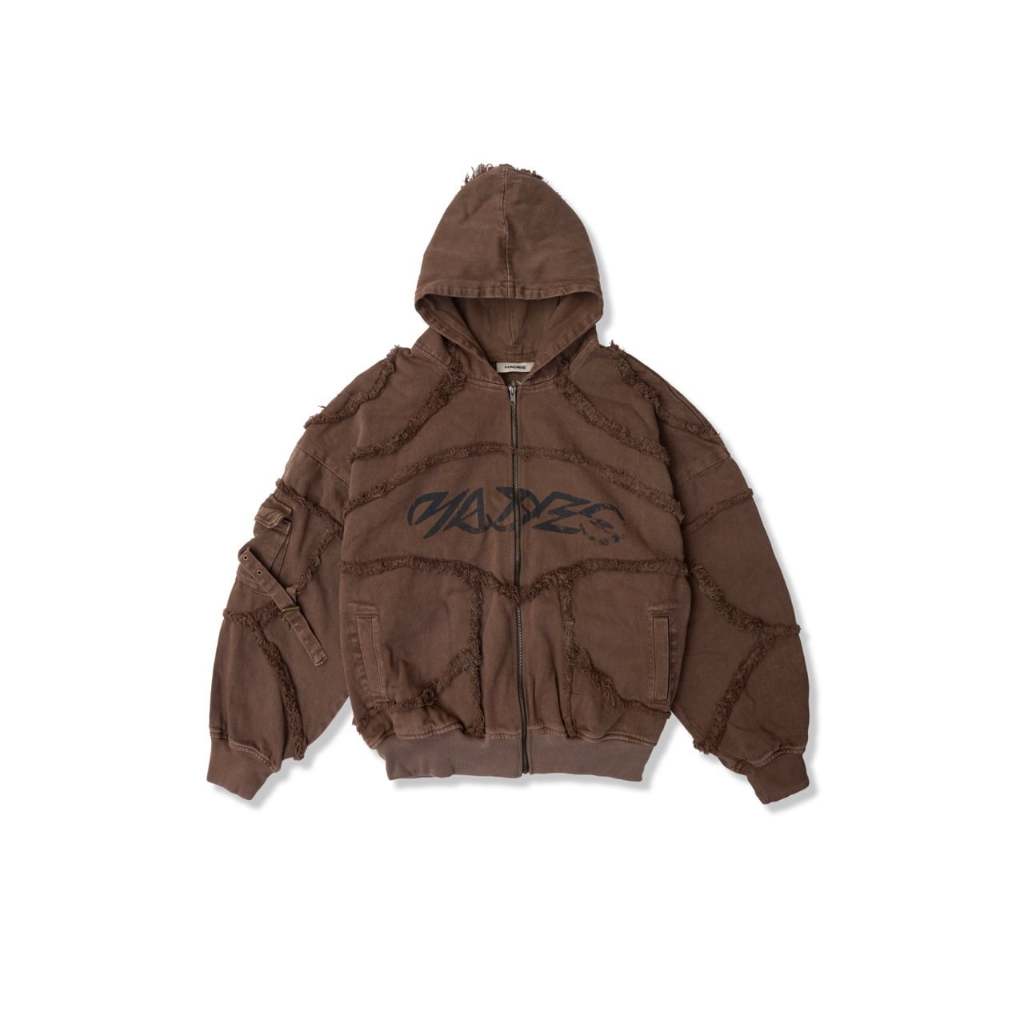 ÁO HADES INDUSRTRIAL EDGE HOODIE 2026- BROWN