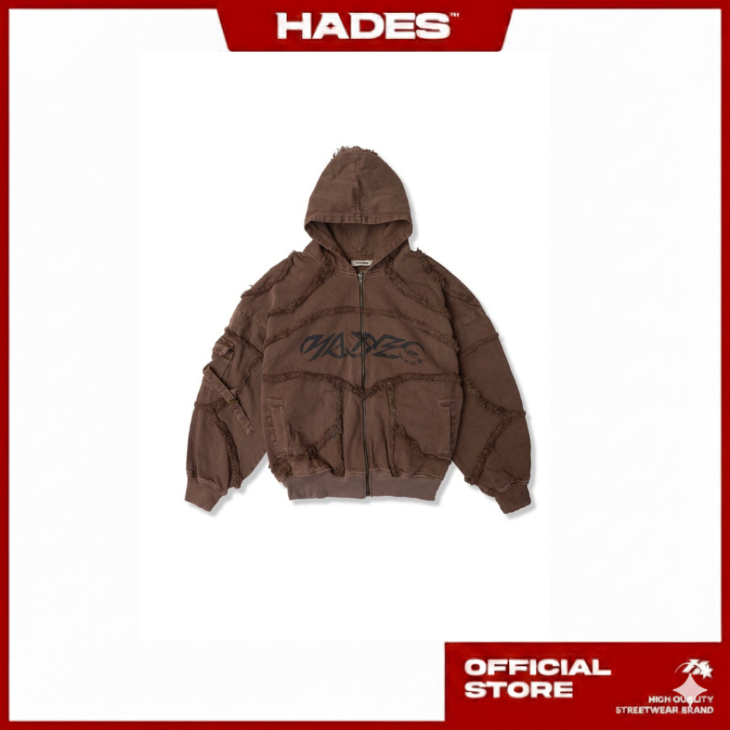 ÁO HADES INDUSRTRIAL EDGE HOODIE - HADES Brand chính hãng Hoodie - BROWN