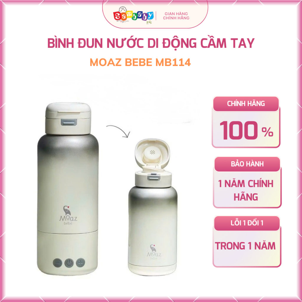 Bình đun nước di động cầm tay Moaz Bebe MB114