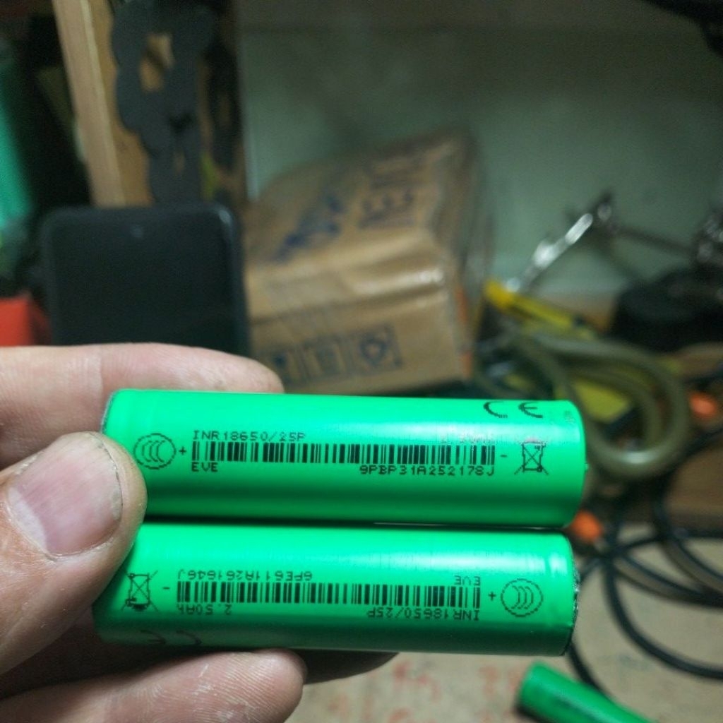 EVE 25p  tháo khối  18650.