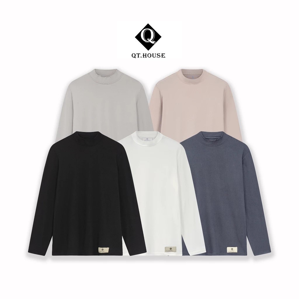 [  NEW ] QTHOUSE - Áo Giữ Nhiệt Cổ Cao 3cm Ấm Áp Mỏng Nhẹ Thoáng Mát Form Regular Unisex Localbrand