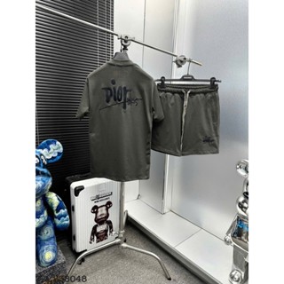 Set Bộ Cộc Thun nam Thể Thao Hè Di/o Siêu nét Hàng Cao cấp Quảng Châu, Bộ Nam Hè Thun mùa hè