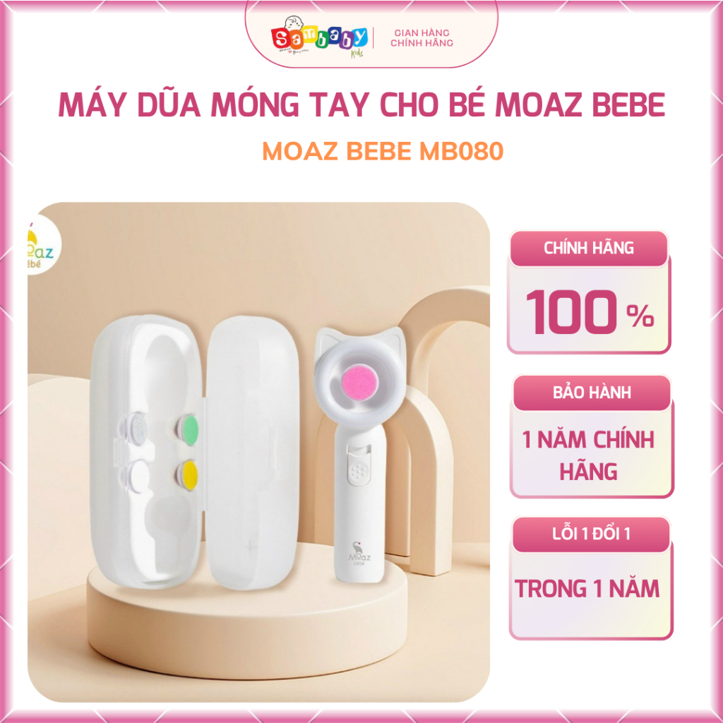 Máy Dũa Móng Tay Cho Bé Moaz Bebe MB 080