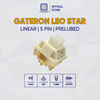 Switch Gateron x AUSDOM Leo Star linear 5 pin lực nhấn 50g Công tắc bàn phím cơ Thụt Phím Store