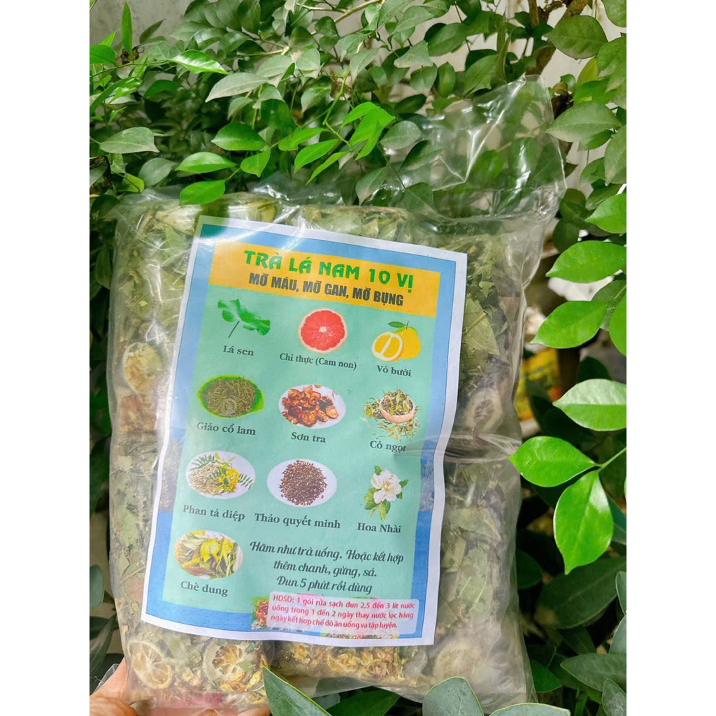 Trà lá nam 10 vị
