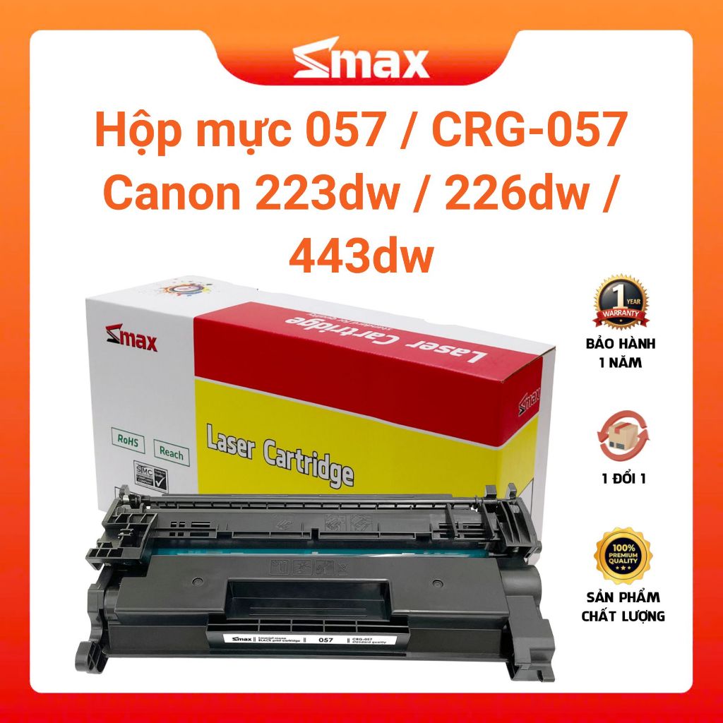 Hộp mực Canon 223dw / 226dw / MF443dw mã CRG-057 || Smax