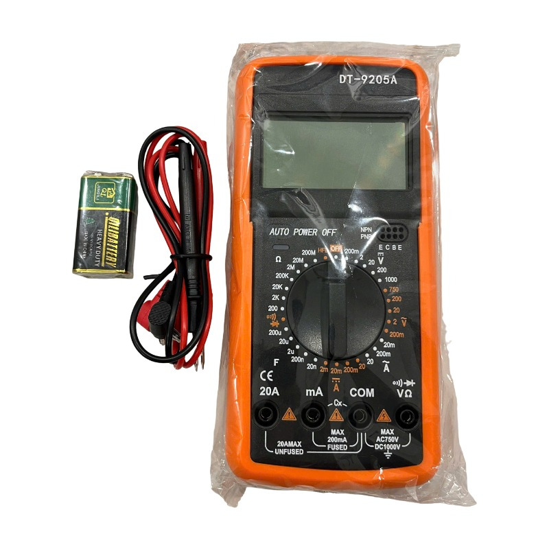 ĐỒNG HỒ VẠN NĂNG DT9205A DT9205A+ CHÍNH XÁC CHỐNG CHÁY GIÁ TỐT thợ điện – kỹ thuật viên – sinh viên