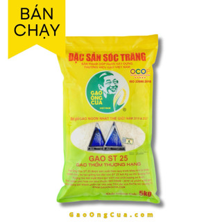 25Ky Gạo ST25 Ông Cua Chính Hãng Dẻo Thơm
