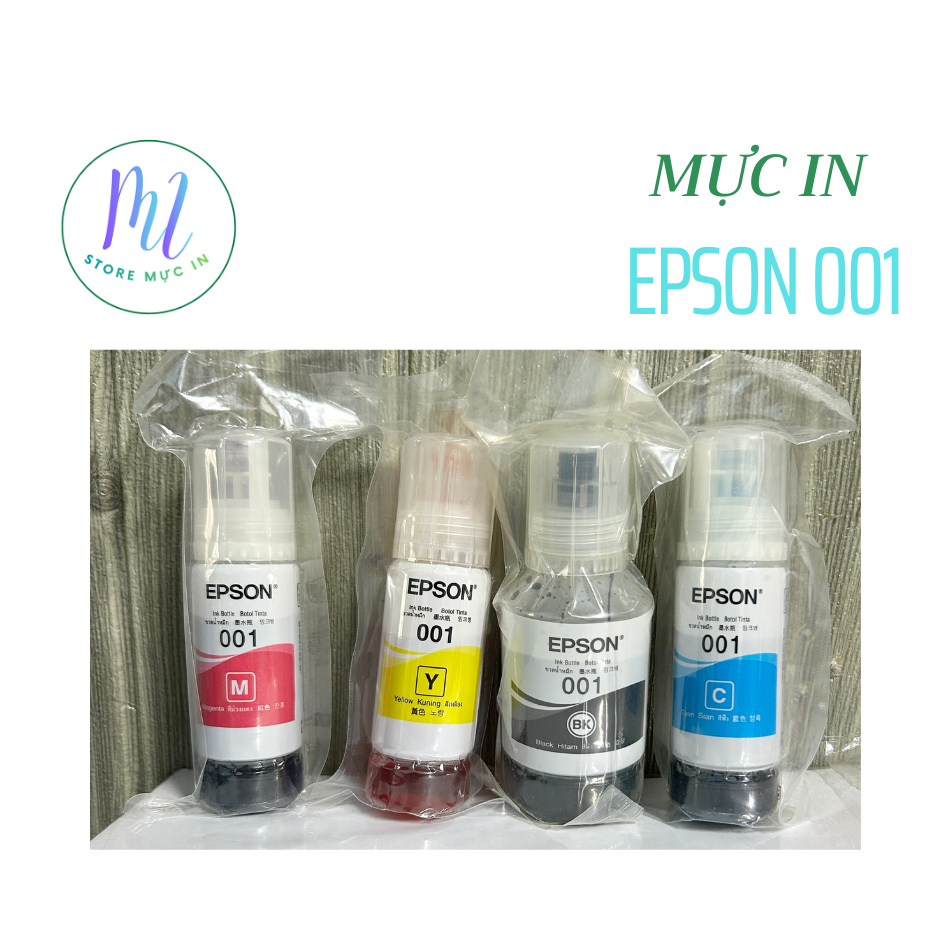 Mực in Epson 001  Epson L6170/ L6160/ L4160/ L4150 70ML.