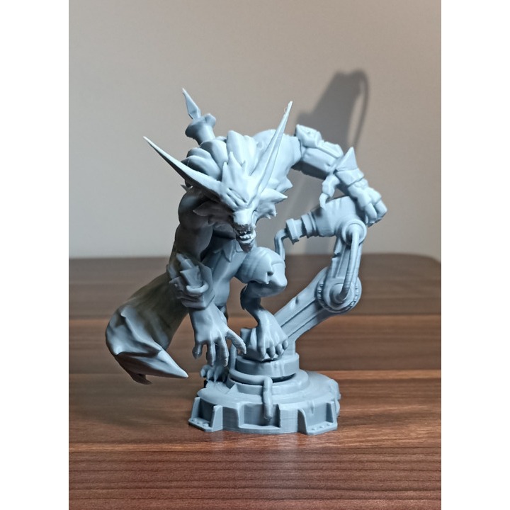 Mô Hình Warwick League Of Legends Figure Sói LOL Trang Trí Bàn Gaming Quà Tặng Game Thủ Fan Liên Min