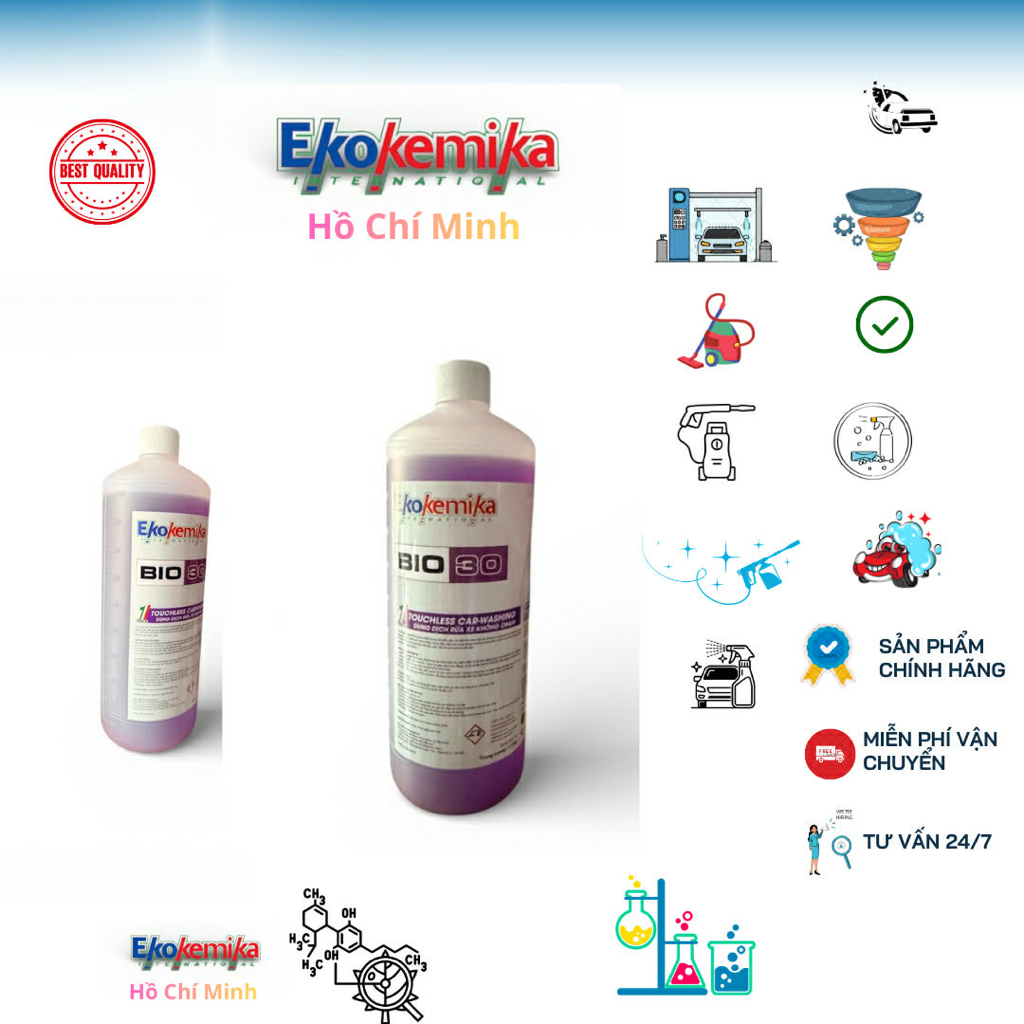 Dung dịch rửa xe không chạm bio30