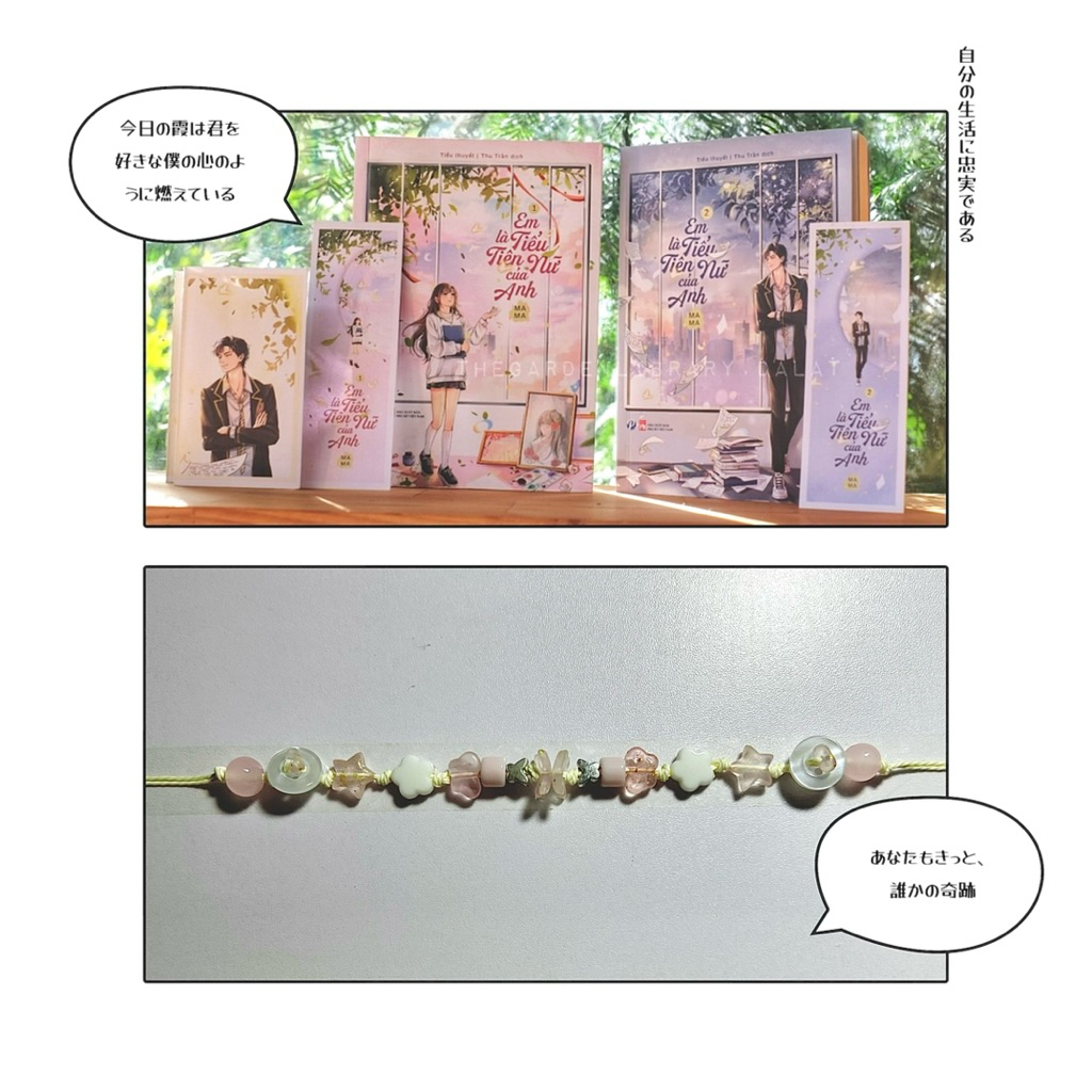 vòng tay handmade truyện ngôn tình Em là tiểu tiên nữ của anh