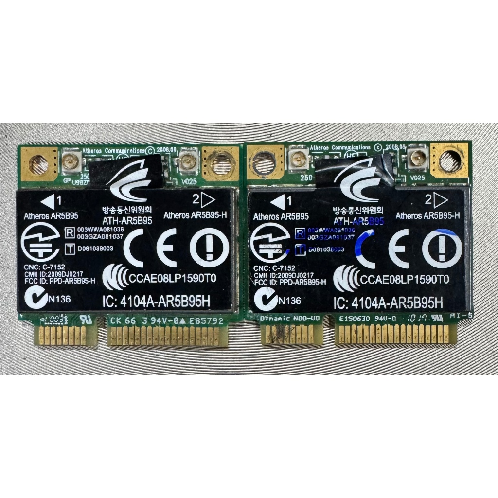 CARD WIFI MINI PCIe ATHEROS AR5B95 – 2.4GHz 📶 ⚡ Chuẩn N – Ổn Định – Tương Thích Laptop HP