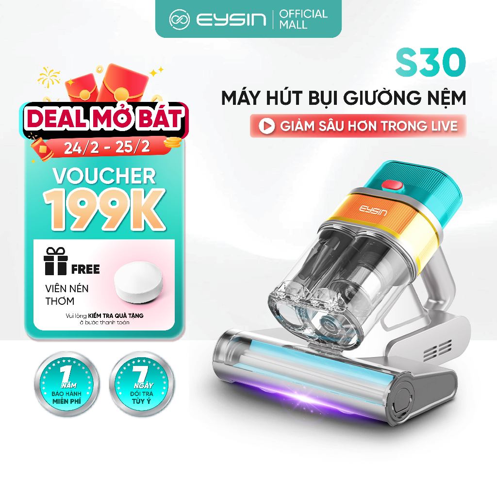 Gợi ý các mẫu máy hút bụi giường nệm EYSIN đáng mua hiện nay