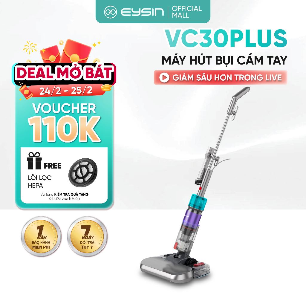 Máy hút bụi có dây EYSIN VC30Plus